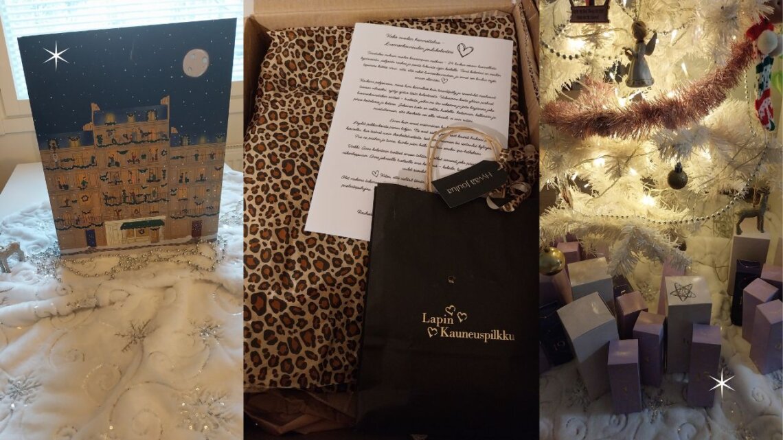 Luonnonkosmetiikan joulukalenterit 2025